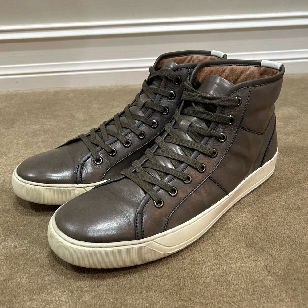 Men’s Johnston & Murphy Gray High Top Fashion Sneakers